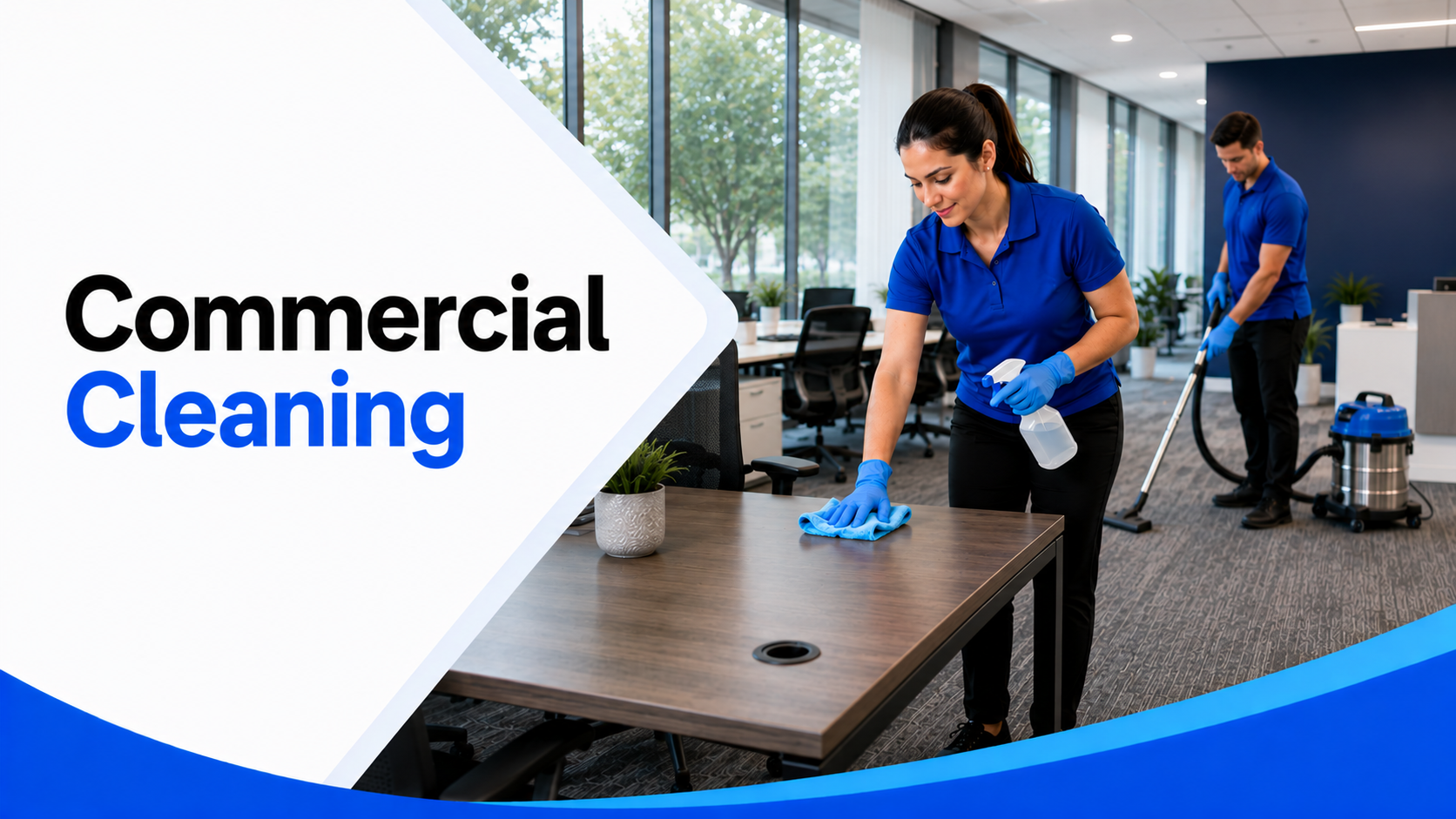 Commercial and office cleaning